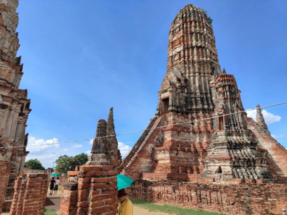 【タイ旅行記2024年夏①】アユタヤ遺跡をレンタサイクルで巡る!!《バンコク・アユタヤ》