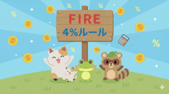 【漫画でわかる】FIREの「4%ルール」とは？計算方法と日本版の目標額をFPが解説