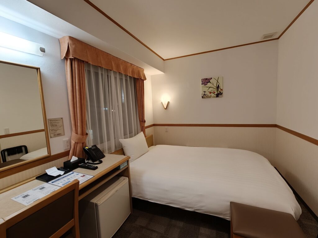 北海道旅行で宿泊した綺麗で快適なホテルの部屋