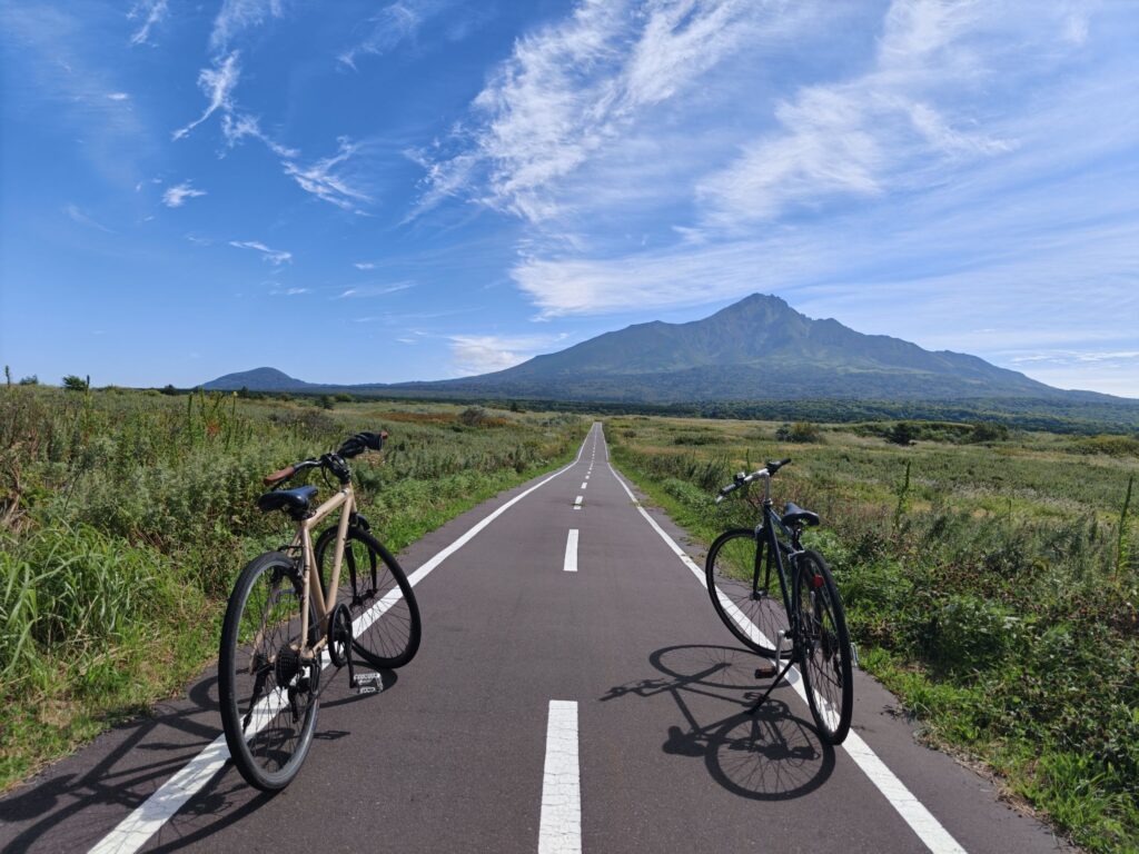 利尻島をレンタル自転車（クロスバイク）で1周した時の絶景